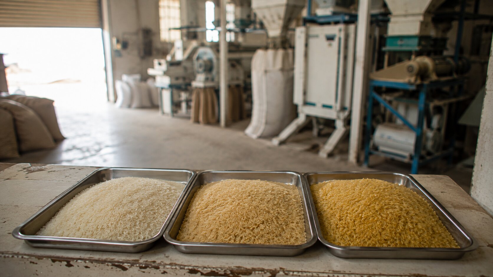 Sella vs Raw vs Golden Sella Basmati Processing