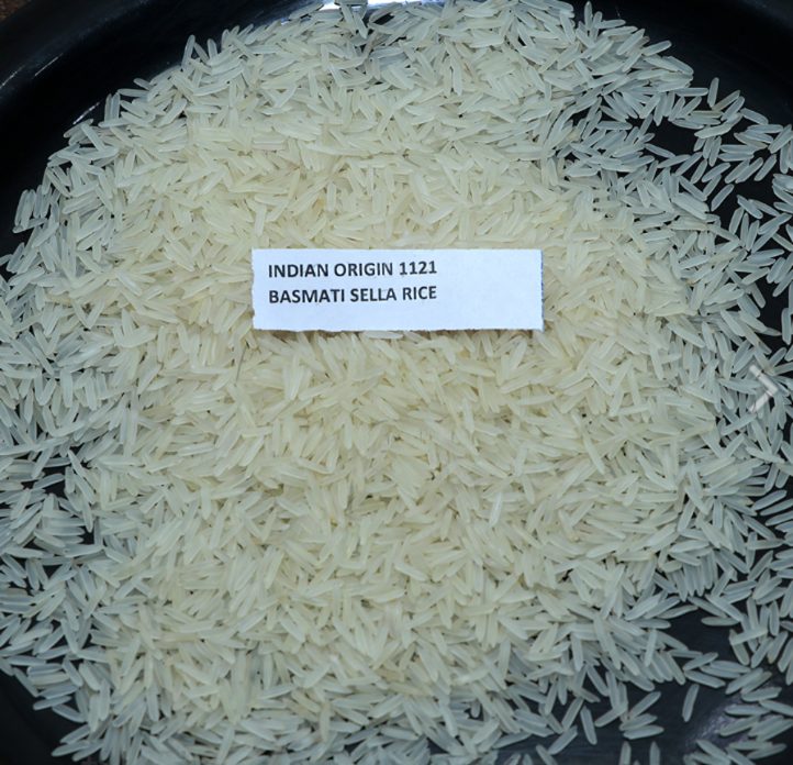 White Sella basmati rice for export from India