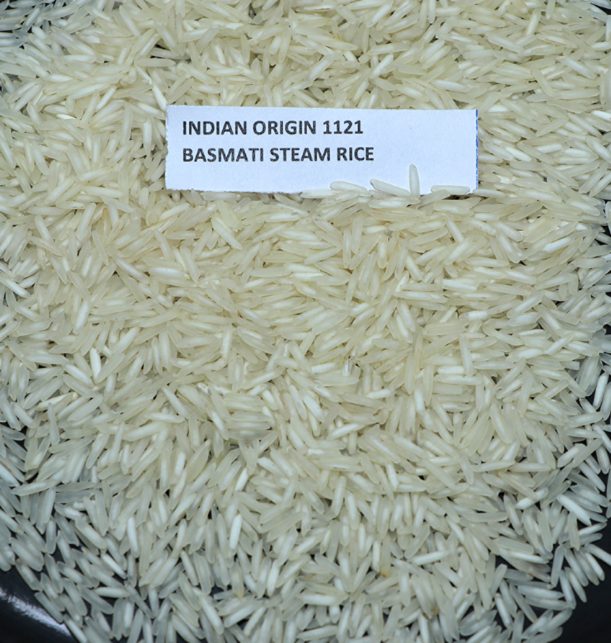 Steam basmati rice for export from India
