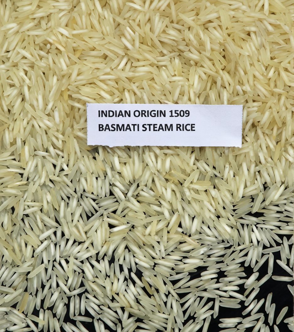 1509 Basmati Steam rice sample