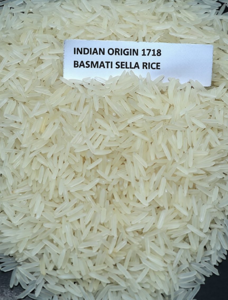 1718 Basmati White Sella rice sample